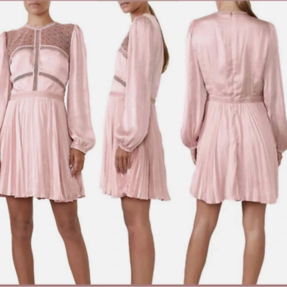 Bardot Blush Long Sleeve Dress
